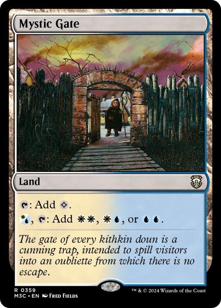 Mystic Gate (Ripple Foil) [Modern Horizons 3 Commander] | Rook's Games and More