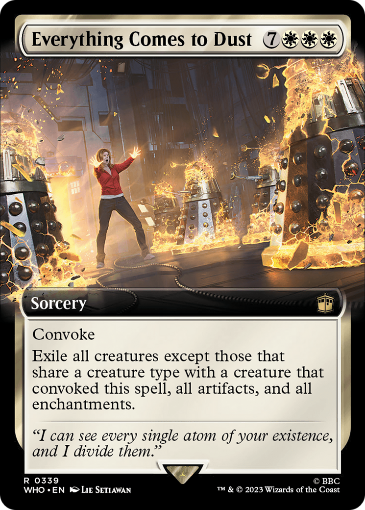 Everything Comes to Dust (Extended Art) [Doctor Who] | Rook's Games and More