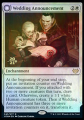 Wedding Announcement // Wedding Festivity [Innistrad: Crimson Vow Prerelease Promos] | Rook's Games and More