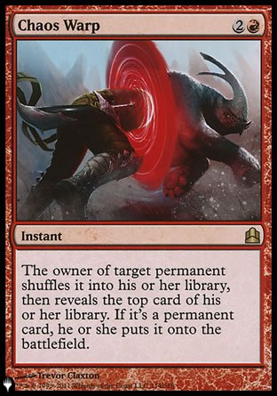 Chaos Warp (CMD) [The List] | Rook's Games and More