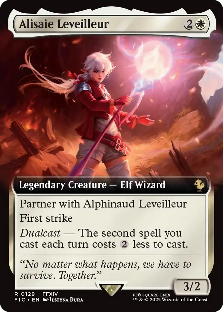 Alisaie Leveilleur (Extended Art) [FINAL FANTASY Commander] | Rook's Games and More