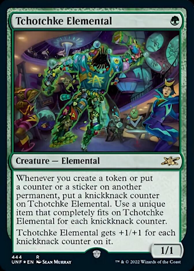 Tchotchke Elemental (Galaxy Foil) [Unfinity] | Rook's Games and More