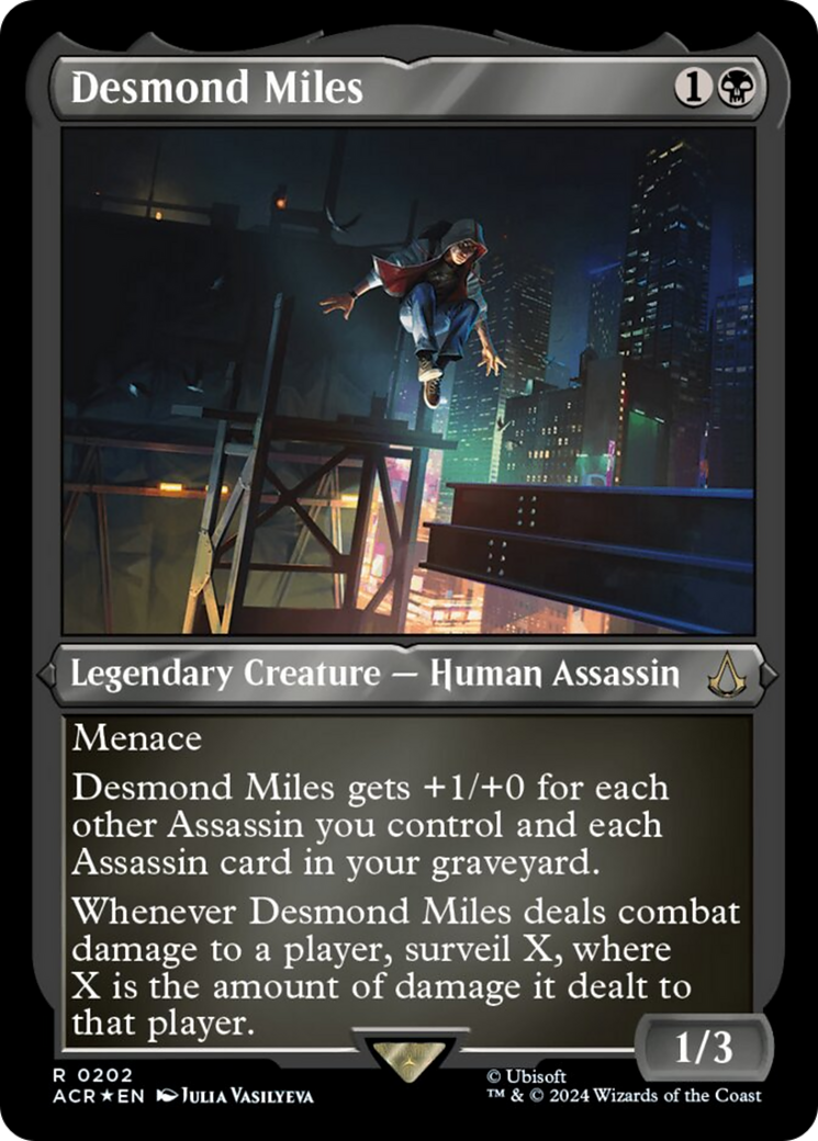 Desmond Miles (Foil Etched) [Assassin's Creed] | Rook's Games and More