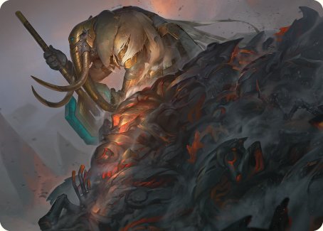 Against All Odds Art Card [Phyrexia: All Will Be One Art Series] | Rook's Games and More