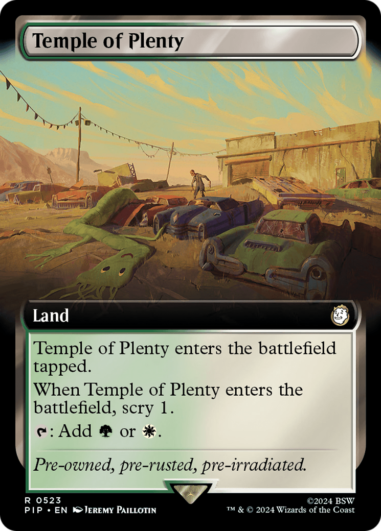Temple of Plenty (Extended Art) [Fallout] | Rook's Games and More