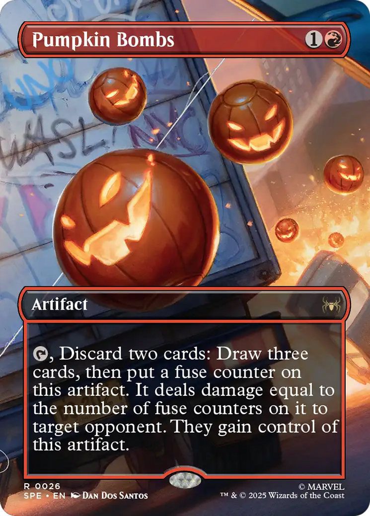 Pumpkin Bombs (Borderless) [Marvel's Spider-Man: Eternal-Legal] | Rook's Games and More