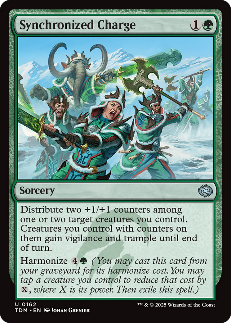 Synchronized Charge [Tarkir: Dragonstorm] | Rook's Games and More