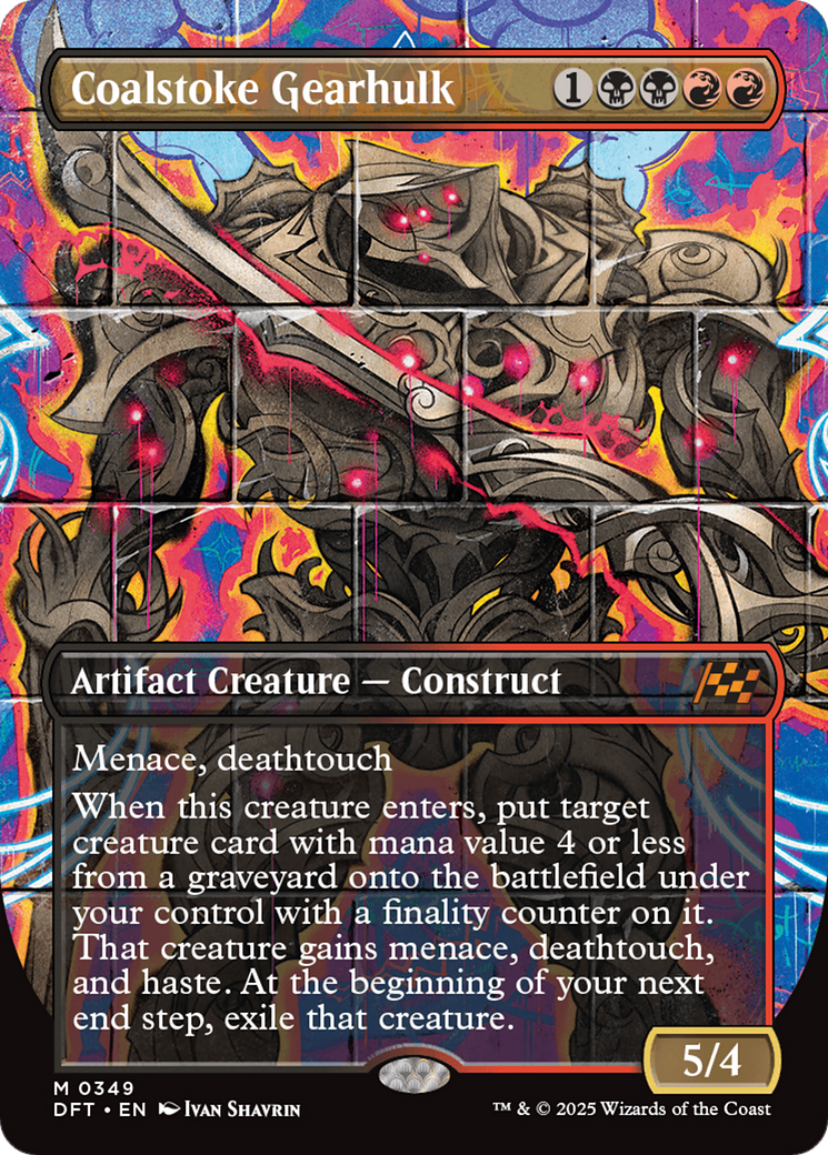 Coalstoke Gearhulk (Borderless) [Aetherdrift] | Rook's Games and More