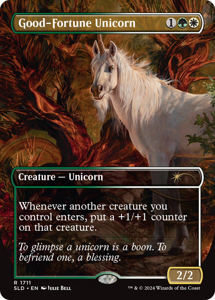 Good-Fortune Unicorn [Secret Lair Drop Series] | Rook's Games and More