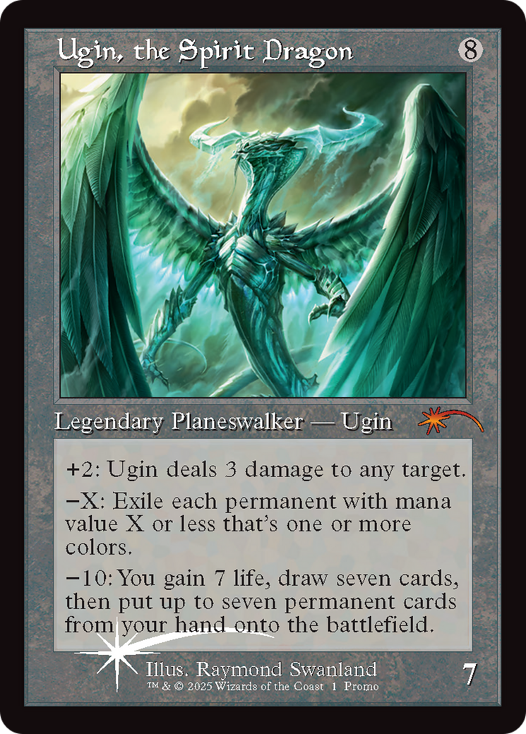 Ugin, the Spirit Dragon (Retro Frame) [Secret Lair Drop Series] | Rook's Games and More