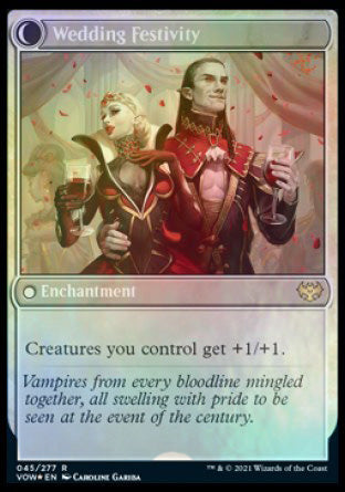 Wedding Announcement // Wedding Festivity [Innistrad: Crimson Vow Prerelease Promos] | Rook's Games and More