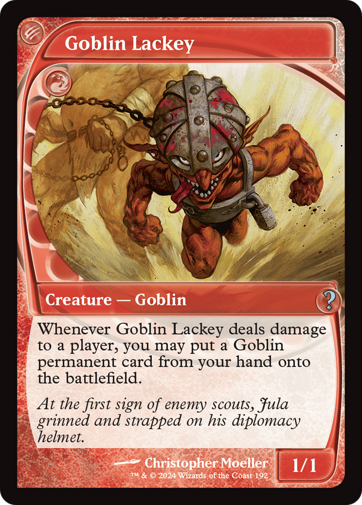 Goblin Lackey (Future Sight) [Mystery Booster 2] | Rook's Games and More