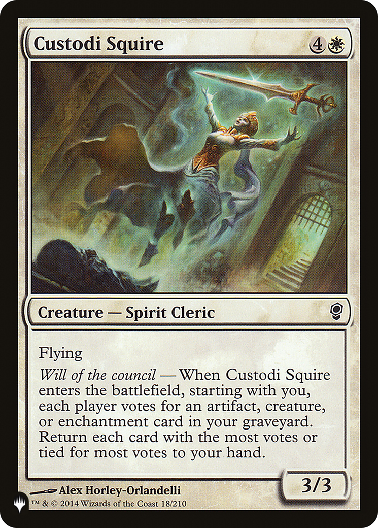 Custodi Squire [The List Reprints] | Rook's Games and More