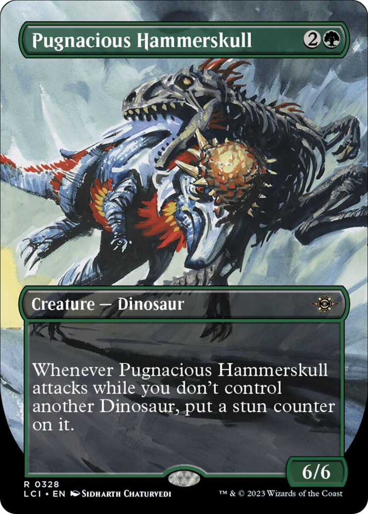 Pugnacious Hammerskull (Borderless) [The Lost Caverns of Ixalan] | Rook's Games and More