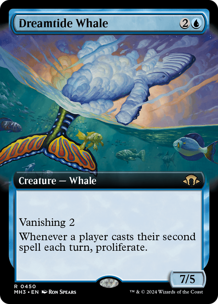 Dreamtide Whale (Extended Art) [Modern Horizons 3] | Rook's Games and More