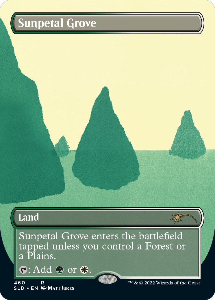 Sunpetal Grove (Borderless) [Secret Lair Drop Series] | Rook's Games and More