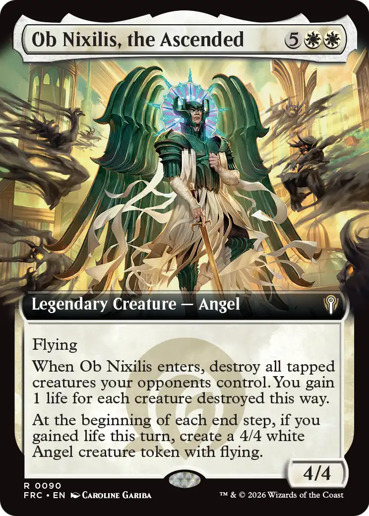 Ob Nixilis, the Ascended (Extended Art) [Reality Fracture Commander] | Rook's Games and More