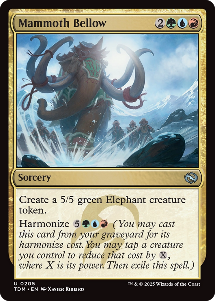 Mammoth Bellow [Tarkir: Dragonstorm] | Rook's Games and More