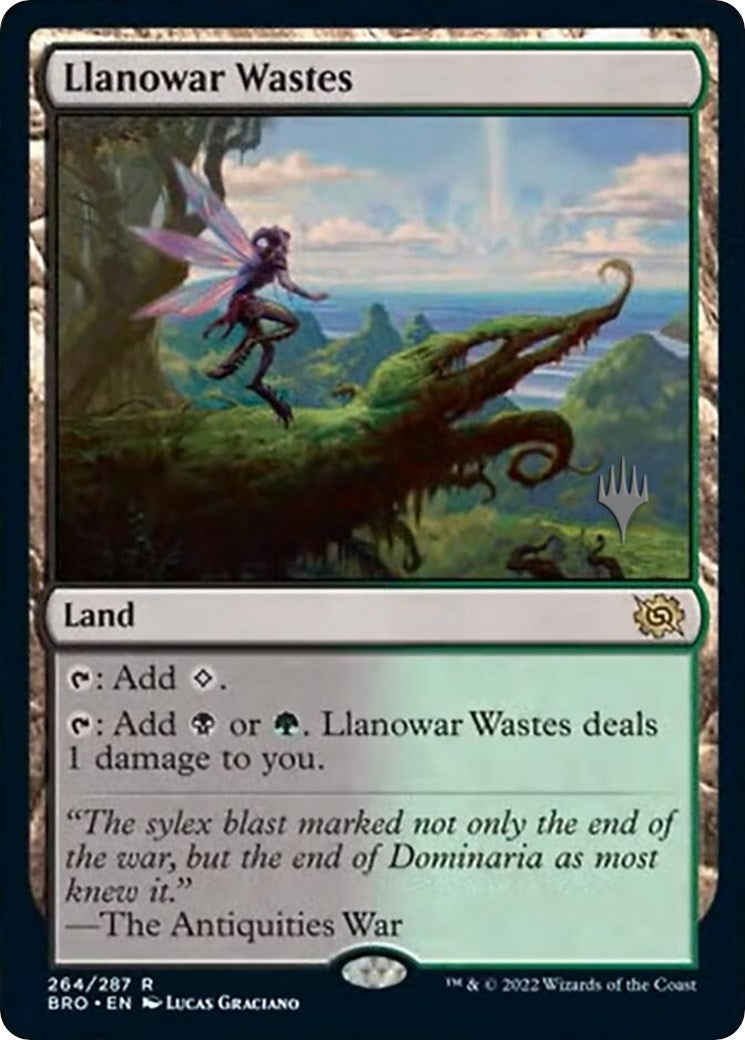 Llanowar Wastes (Promo Pack) [The Brothers' War Promos] | Rook's Games and More