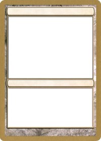 2004 World Championship Blank Card [World Championship Decks 2004] | Rook's Games and More