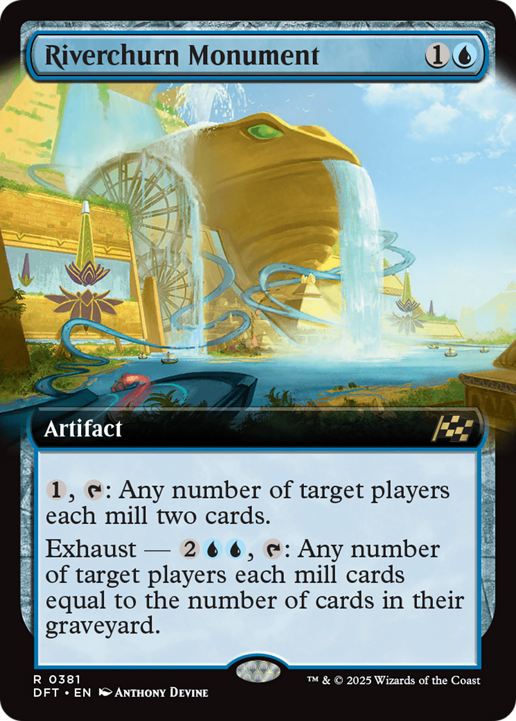 Riverchurn Monument (Extended Art) [Aetherdrift] | Rook's Games and More