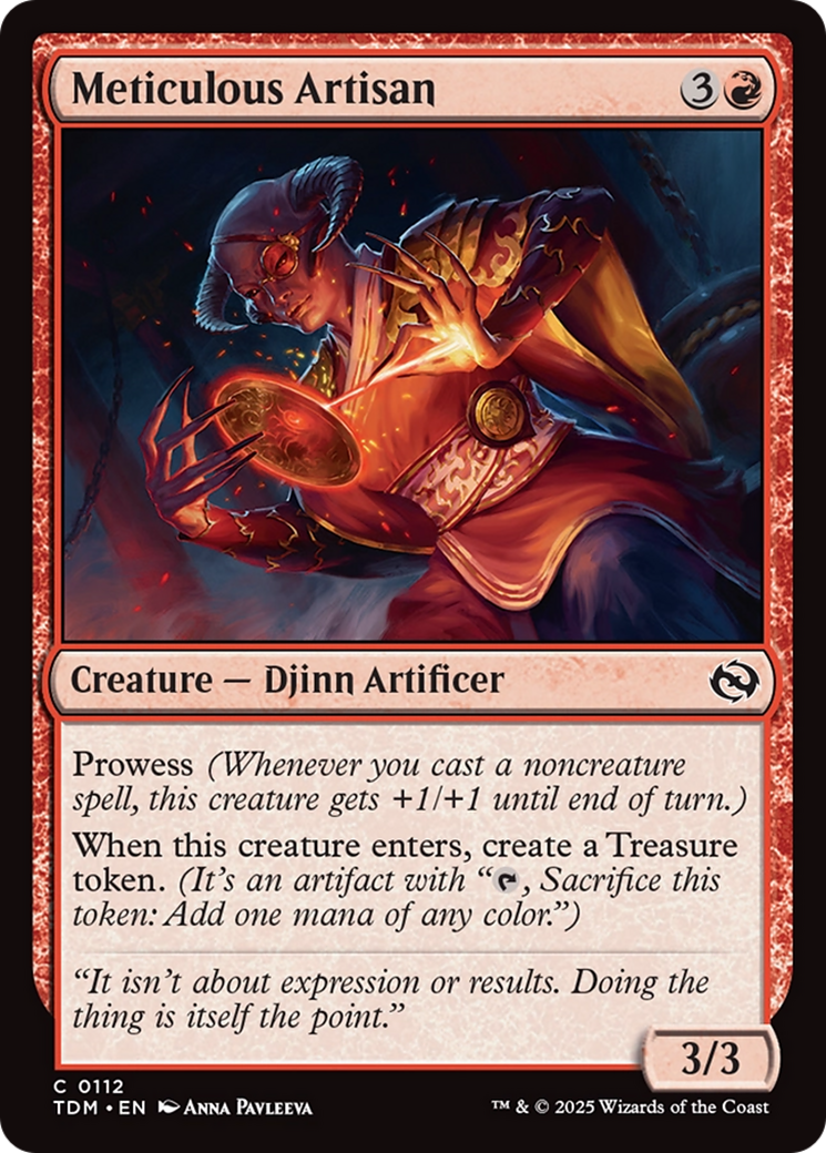 Meticulous Artisan [Tarkir: Dragonstorm] | Rook's Games and More