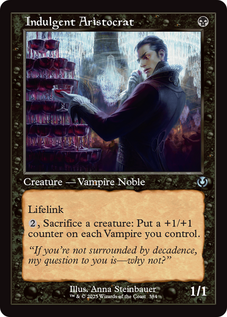 Indulgent Aristocrat (Retro Frame) [Innistrad Remastered] | Rook's Games and More