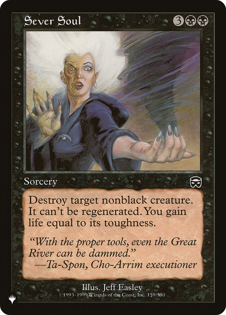 Sever Soul [The List] | Rook's Games and More