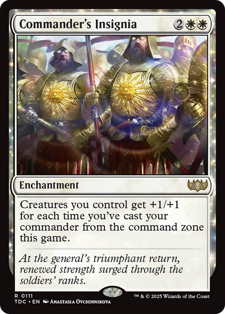 Commander's Insignia [Tarkir: Dragonstorm Commander] | Rook's Games and More