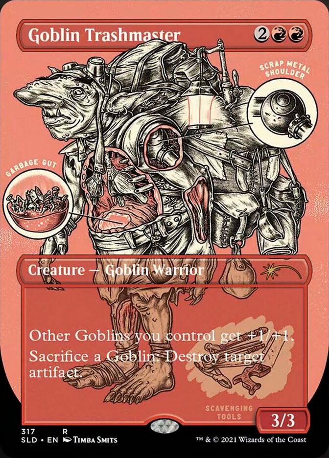 Goblin Trashmaster (Borderless Foil Etched) [Secret Lair Drop Series] | Rook's Games and More