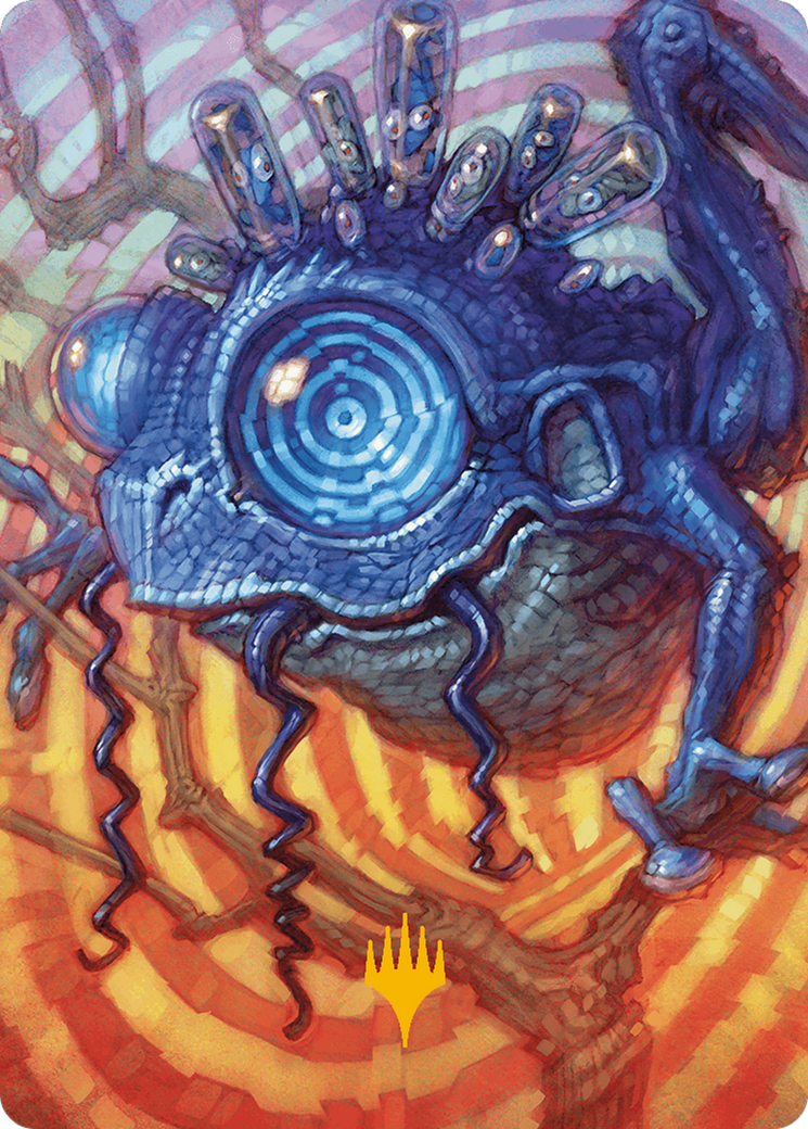 Psychic Frog Art Card (Gold-Stamped Planeswalker Symbol) [Modern Horizons 3 Art Series] | Rook's Games and More