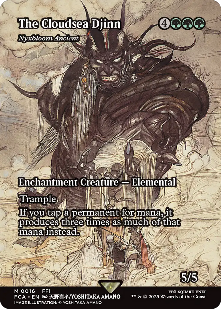 The Cloudsea Djinn - Nyxbloom Ancient (Showcase) [FINAL FANTASY : Through the Ages] | Rook's Games and More