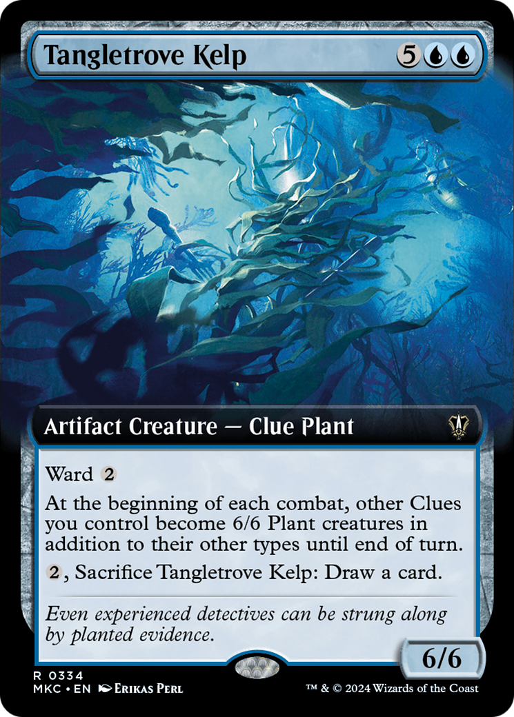 Tangletrove Kelp (Extended Art) [Murders at Karlov Manor Commander] | Rook's Games and More