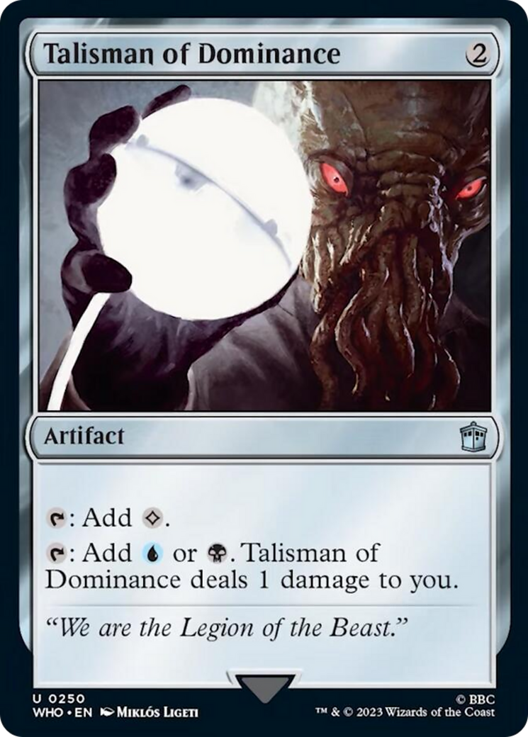 Talisman of Dominance [Doctor Who] | Rook's Games and More