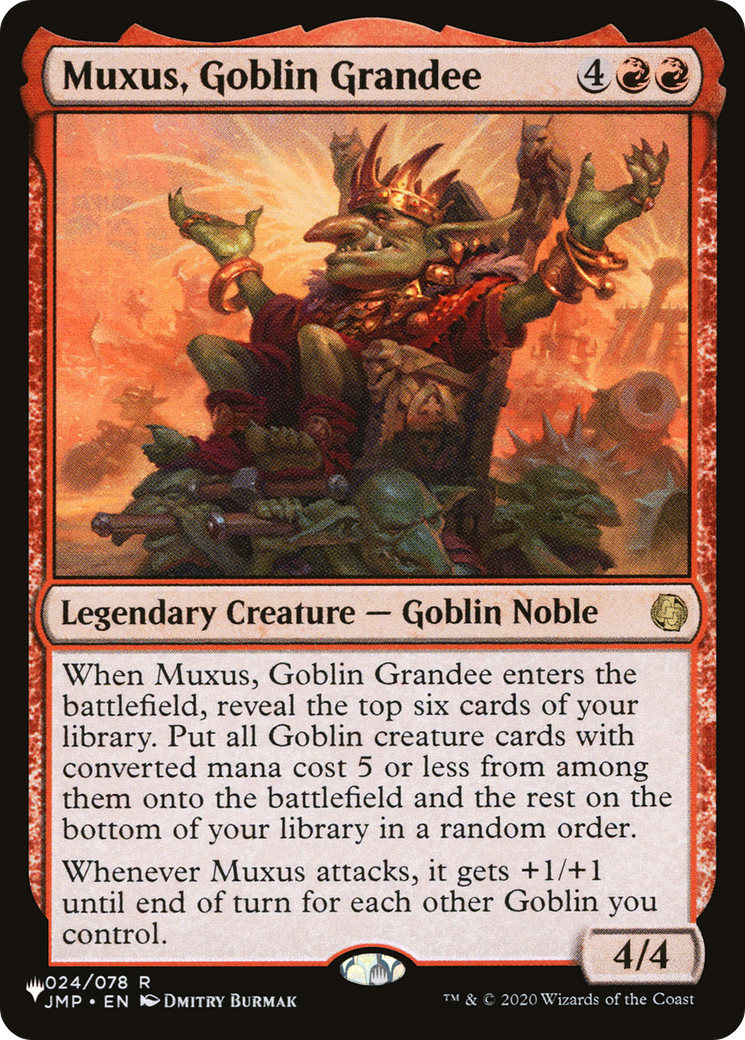 Muxus, Goblin Grandee [The List Reprints] | Rook's Games and More