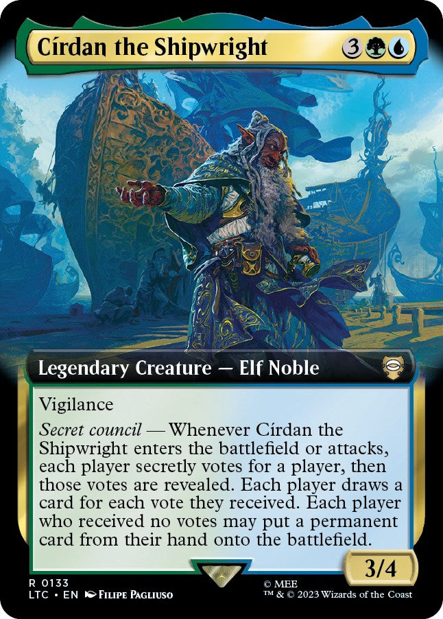 Cirdan the Shipwright (Extended Art) [The Lord of the Rings: Tales of Middle-Earth Commander] | Rook's Games and More