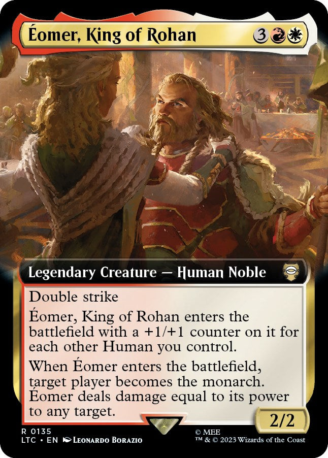 Eomer, King of Rohan (Extended Art) [The Lord of the Rings: Tales of Middle-Earth Commander] | Rook's Games and More