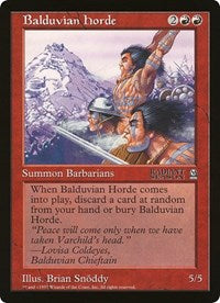 Balduvian Horde (Oversized) [Oversize Cards] | Rook's Games and More