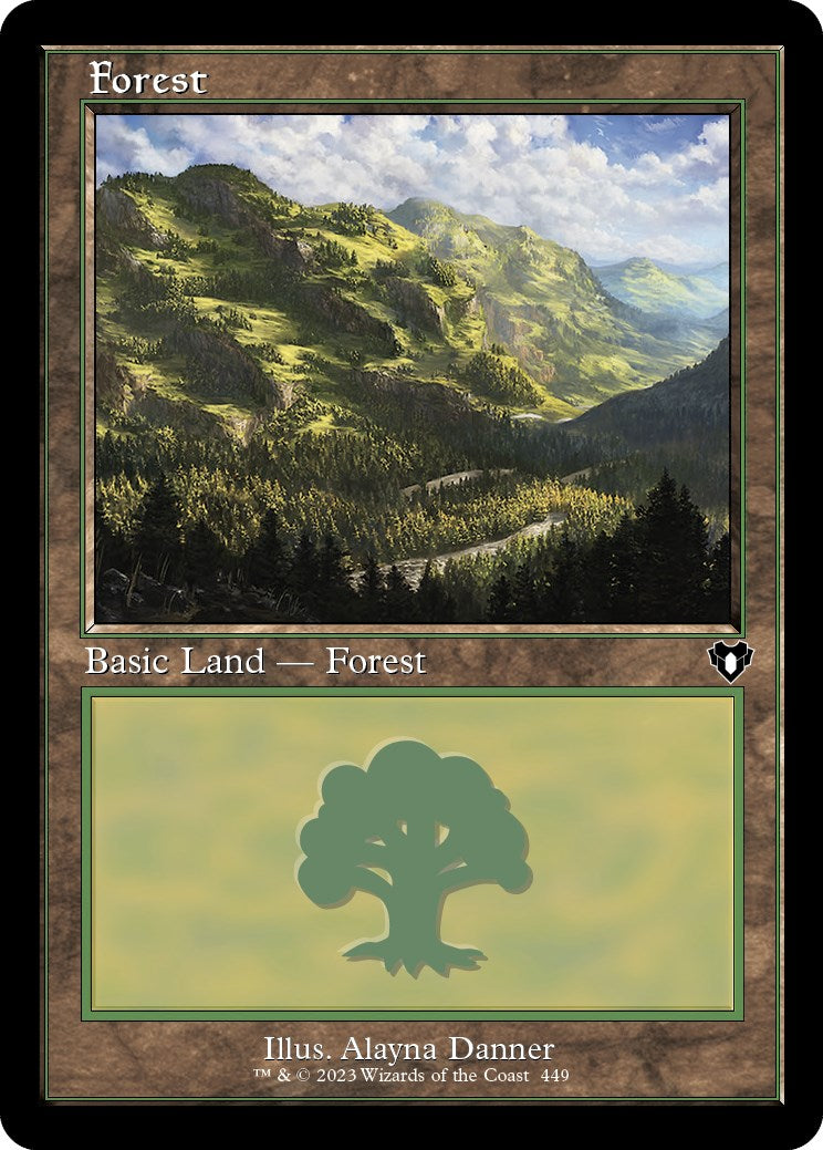 Forest (449) (Retro) [Commander Masters] | Rook's Games and More