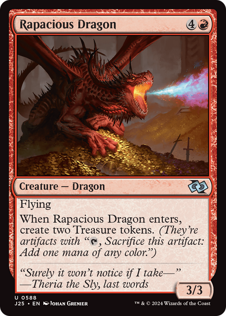 Rapacious Dragon [Foundations Jumpstart] | Rook's Games and More