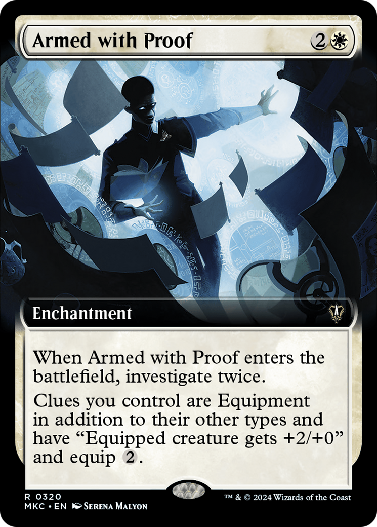 Armed with Proof (Extended Art) [Murders at Karlov Manor Commander] | Rook's Games and More