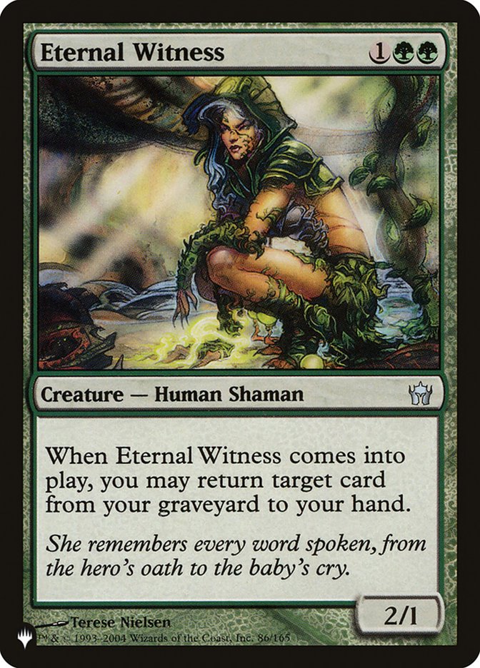 Eternal Witness [The List] | Rook's Games and More