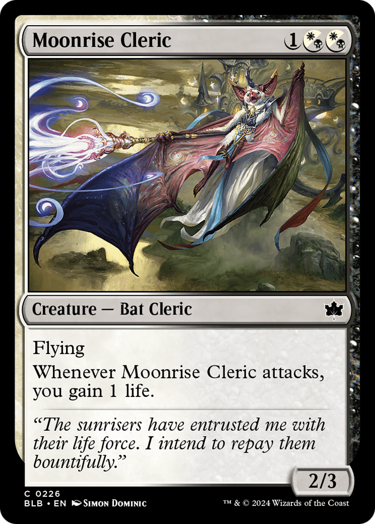 Moonrise Cleric [Bloomburrow] | Rook's Games and More