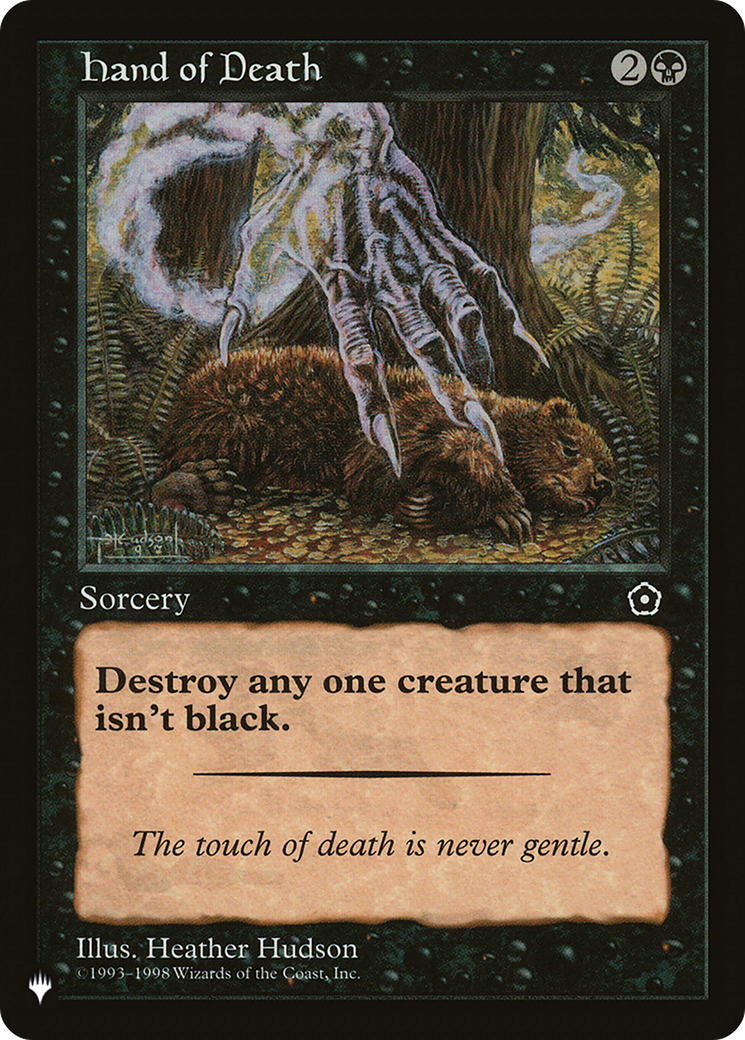 Hand of Death [The List] | Rook's Games and More