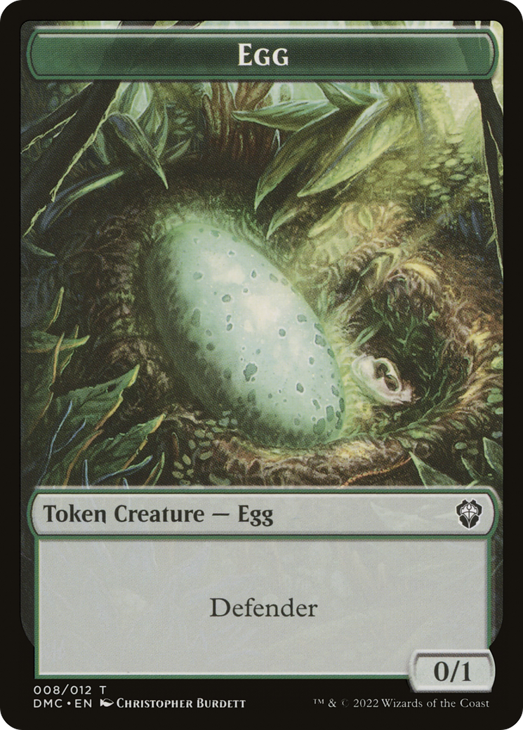 Treasure // Egg Double-Sided Token [Secret Lair Drop Series] | Rook's Games and More