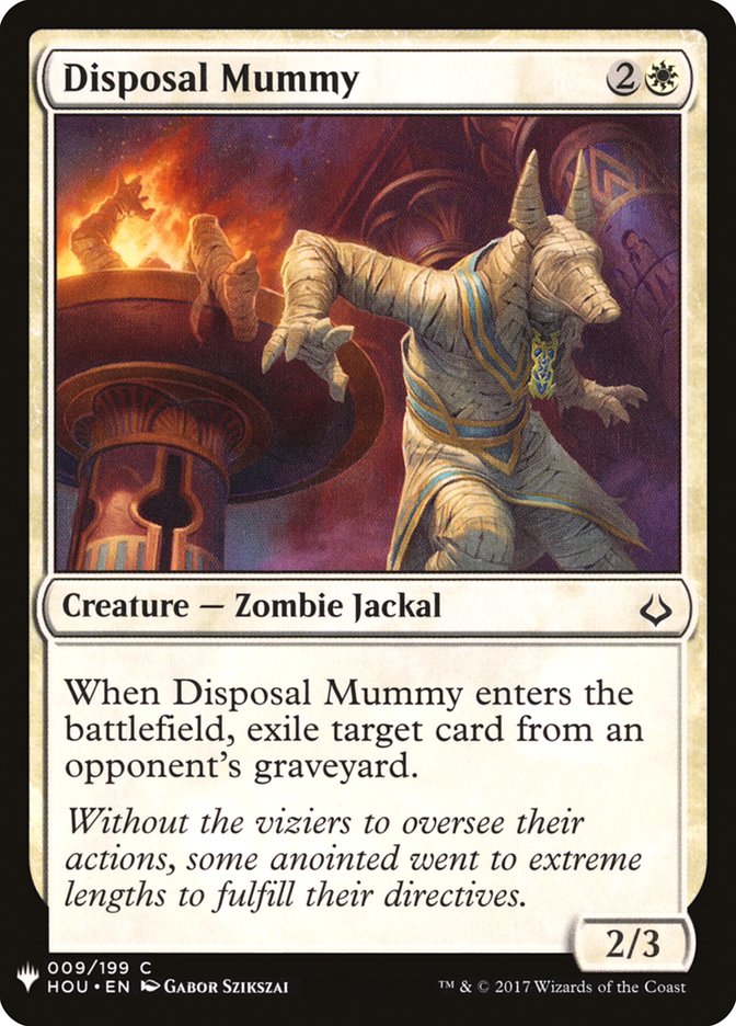 Disposal Mummy [Mystery Booster] | Rook's Games and More