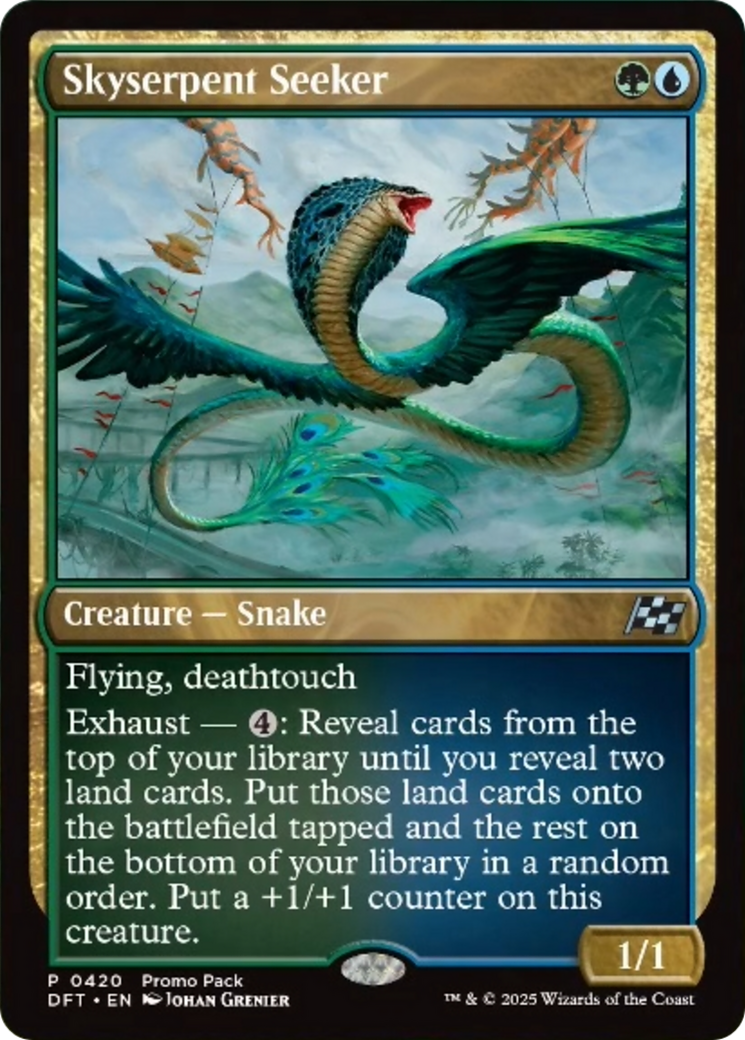 Skyserpent Seeker [Aetherdrift Promos] | Rook's Games and More