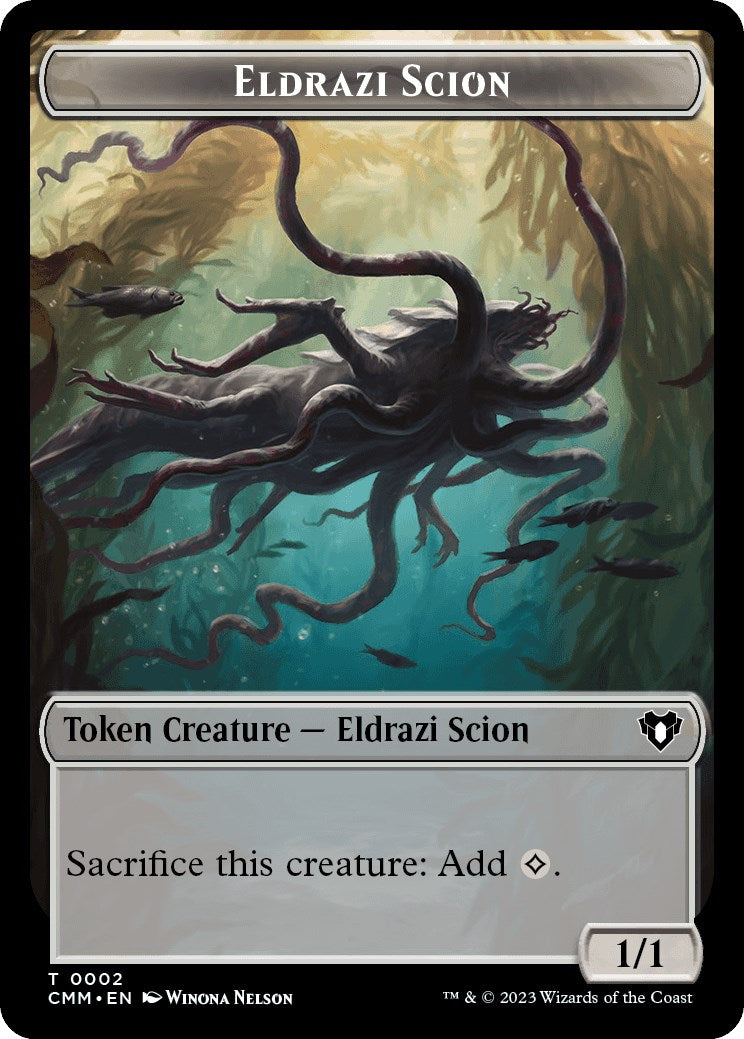 Eldrazi Scion // Satyr Double-Sided Token [Commander Masters Tokens] | Rook's Games and More