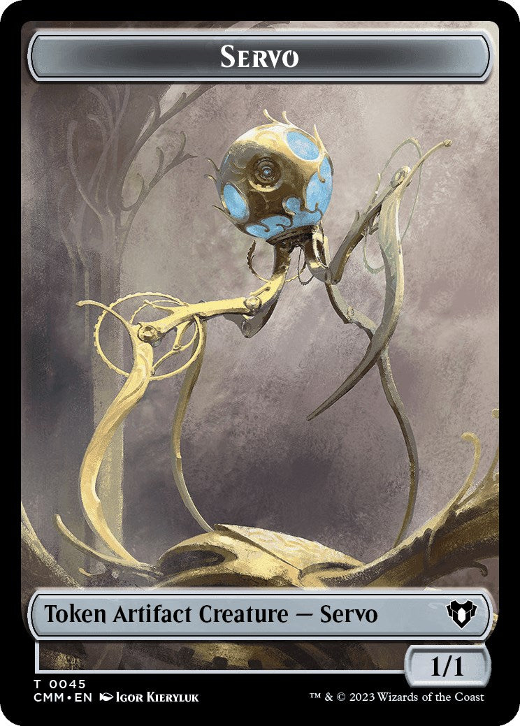 Servo // Construct (0041) Double-Sided Token [Commander Masters Tokens] | Rook's Games and More