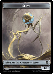 Servo // Thrull Double-Sided Token [Commander Masters Tokens] | Rook's Games and More